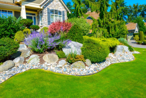 Crushed Stone Landscape Projects in Baltimore Maryland